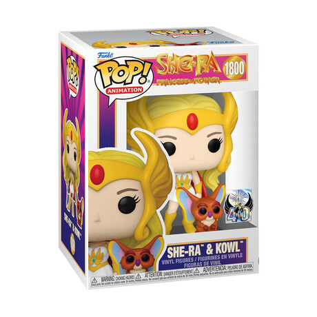 Funko Pop! Animation: she-Ra's Princess of Power - she-ra &Amp; Kowl #1800 Vinyl Figure