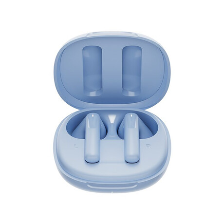 QCY AilyBuds E20 Clear Blue- Hybrid ANC Semi-Ear TWS earbuds 6mics 13mm driver IPX4 BT5.4 35h