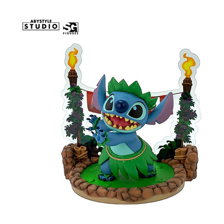 Abysse Disney: Stitch - Hula Dance Statue (10cm) (Abyfig139)