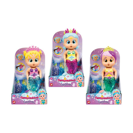 As Κούκλα Μπάνιου Πλατσουλίνια Γοργόνες Λαμπερή Ουρά, w2 (4104-92173)