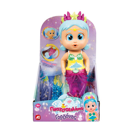 As Κούκλα Μπάνιου Πλατσουλίνια Γοργόνες Λαμπερή Ουρά, w2 (4104-92173)