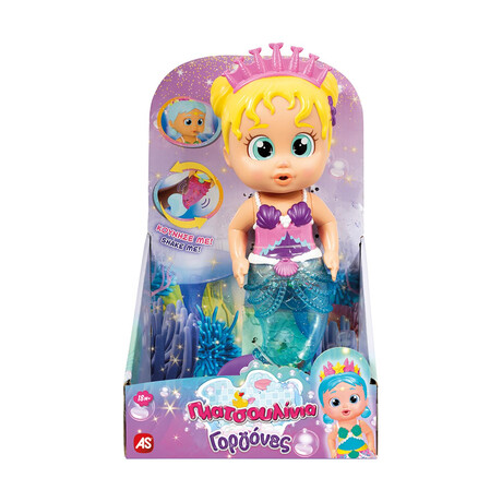 As Κούκλα Μπάνιου Πλατσουλίνια Γοργόνες Λαμπερή Ουρά, w2 (4104-92173)