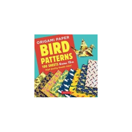Origami Paper 100 Sheets Bird Patterns 6" (15 cm)