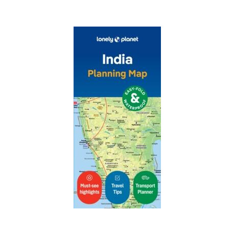 Lonely Planet India Planning map