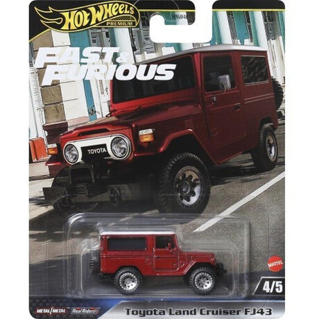 Mattel hot Wheels Premium: Fast &Amp; Furious - Toyota Land Cruiser Fj43 (Hrt96)
