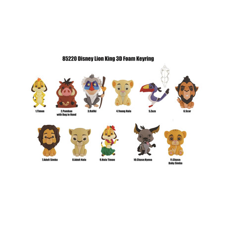 Monogram Disney: the Lion King (Blind Bag/random) 3d Foam bag Clips Figures