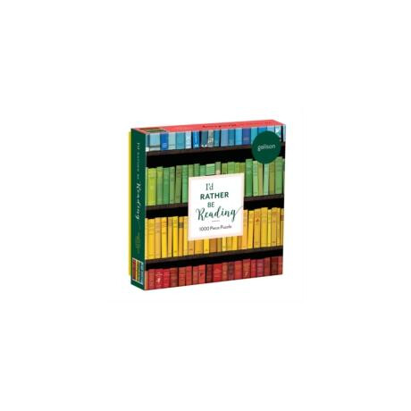I'd Rather be Reading 1000 Piece Puzzle in Square box