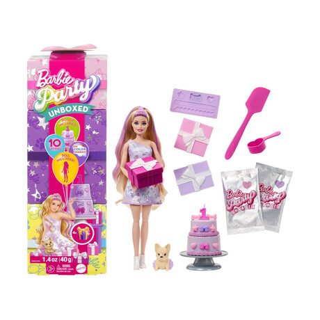 Mattel Barbie Party Unboxed Reveal: Ξανθιά (Jfg70) Mattel Barbie Party Unboxed Reveal: Ξανθιά (Jfg70)