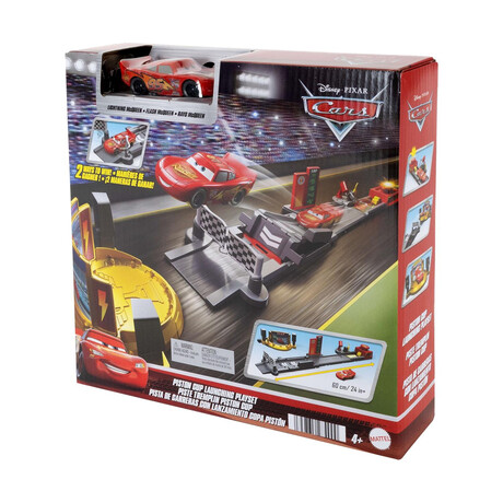 Mattel Disney: Cars Lightning Mcqueen - Piston cup Launching Playset (Jdj02)