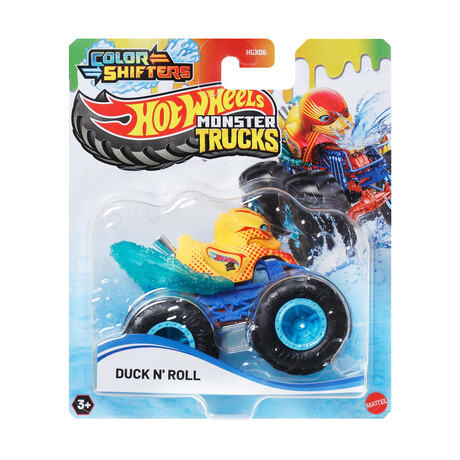Mattel hot Wheels: Monster Trucks Color Shifters - Duck n' Roll (Jdv92)