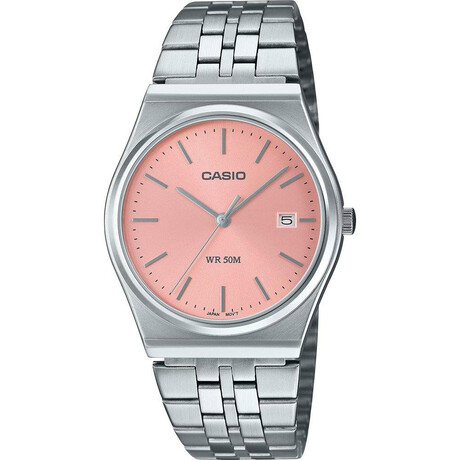 Casio Collection Ρολόι Μπαταρίας με Ασημί Μεταλλικό Μπρασελέ (Mtp-B145d-4avef) (Casmtp-B145d-4avef)