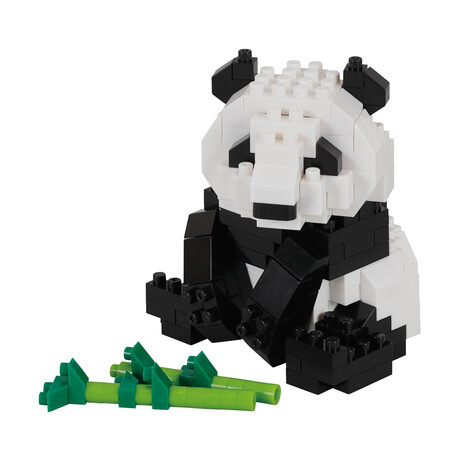 Bandai Nanoblock : Animal - Giant Panda Building Block Figure (Nbc328)