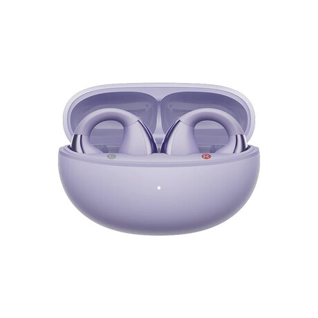 QCY Crossky C30 Purple (QT33) Open Ear TPU Earclip, Bass Enhance Algo. BT 5.4 Dual Connection Earbud