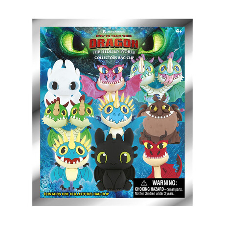 Monogram: how to Train Your Dragon (Blind Bag/random) 3d Foam bag Clips Figures