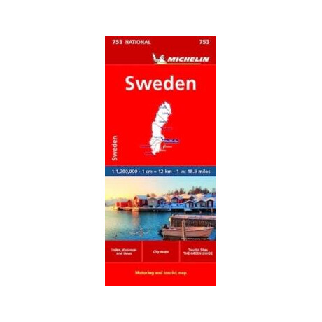 Sweden - Michelin National map 753