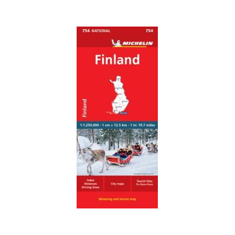 Finland - Michelin National map 754