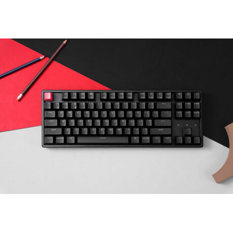 Keychron K8 V2 (K8X-J4) QMK Wireless Mechanical Keyboard Banana Switch HotSwap RGB 80% US Lay Alum