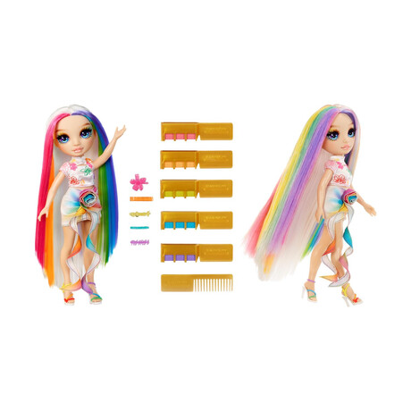 Mga Rainbow High: Hair Chalk &Amp; Style Amaya - Rainbow 11” Doll. (526780) Mga Rainbow High: Hair Chalk &Amp; Style Amaya - Rainbow 11” Doll. (526780)