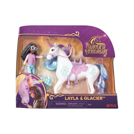 Spin Master Unicorn Academy: Layla &Amp; Glacier - Doll &Amp; Unicorn (20149006)
