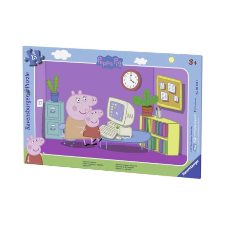 Ravensburger Frame Puzzle: Peppa the Ping (15pcs) (06123)