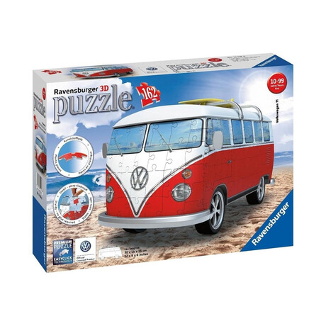 Ravensburger 3d Puzzle: vw bus t1 Surfer Edition (162pcs) (12516)