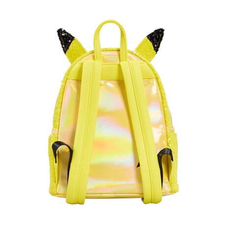 Loungefly Pokemon: World 1-1 Games Sequin Pikachu Cosplay Mini Backpack (Pmbk0218)