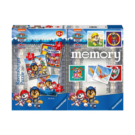 Ravensburger Memory® + 3 Puzzle: paw Patrol