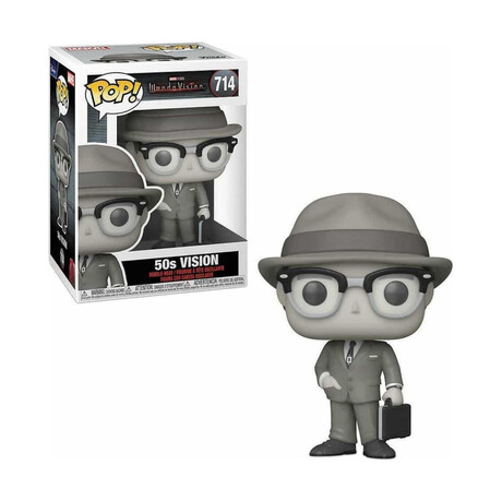 Funko Pop! Marvel Studios: Wandavision - Vision 50s* #714 Bobble-Head Vinyl Figure