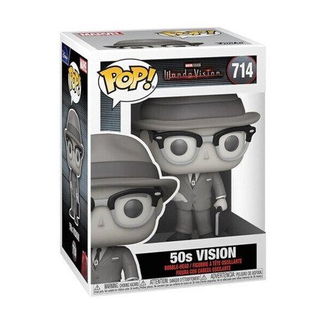 Funko Pop! Marvel Studios: Wandavision - Vision 50s* #714 Bobble-Head Vinyl Figure
