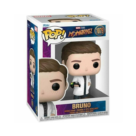 Funko Pop! Marvel: ms. Marvel - Bruno #1079 Bobble-Head Vinyl Figure