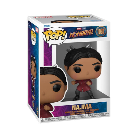 Funko Pop! Marvel: ms. Marvel - Najma #1081 Bobble-Head Vinyl Figure