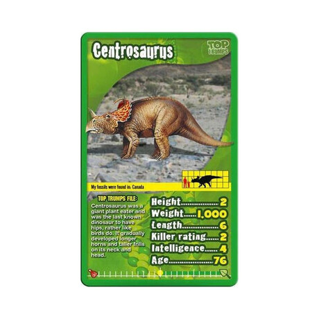 Winning Moves: top Trumps - Dinosaurs Card Game (Wm01572-En1)