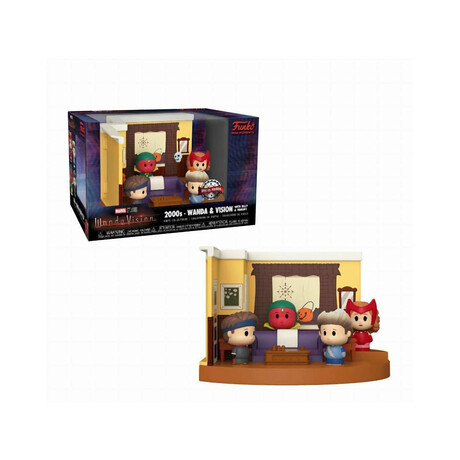 Funko Pop! Mini Moments: Wandavision - 2000s - Wanda  Vision With Billy and Tommy (Special Edition) Vinyl Collectibles