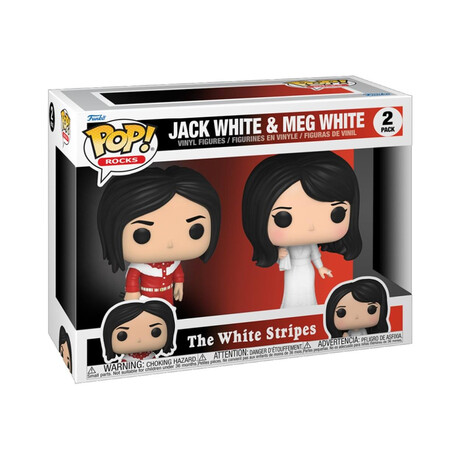 Funko Pop! 2-Pack Rocks: the White Stripes - Jack White  meg White Vinyl Figures