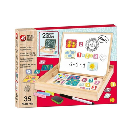 As Magnet Box: Wooden Tabletop Magnetic Easel (1029-64054)