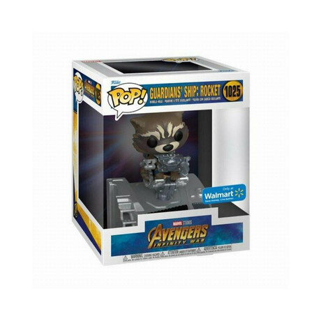 Funko Pop! Deluxe: Marvel Avengers Infinity war - Guardians Ship: Rocket (Special Edition) #1025 Bobble-Head Vinyl Figure