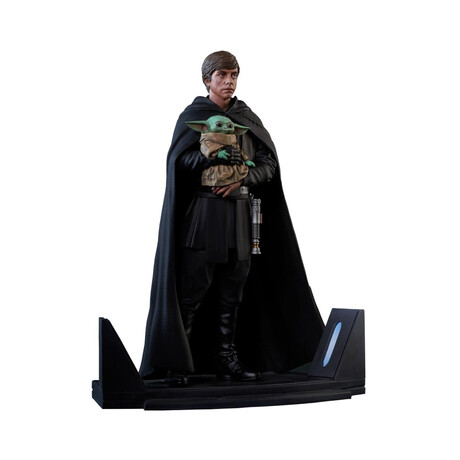 Diamond Star Wars Premier Collection: the Mandalorian - Luke Skywalker and Grogu Statue (1/7) (Feb222120)