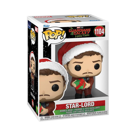 Funko Pop! Marvel: the Guardians of the Galaxy Holiday Special - Star-Lord #1104 Bobble-Head Vinyl Figure