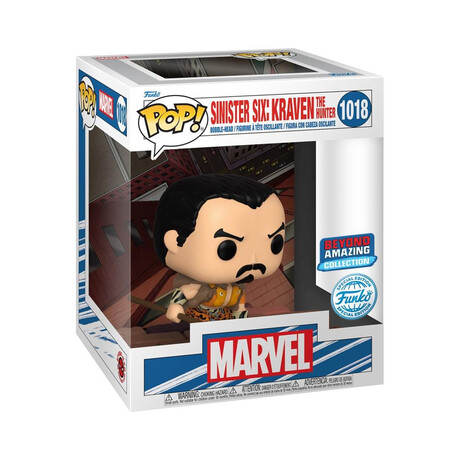 Funko Pop! Deluxe Marvel Comics: Beyond Amazing Collection - Sinister Six: Kraven the Hunter (Special Edition) #1018 Bobble-Head Vinyl Figure