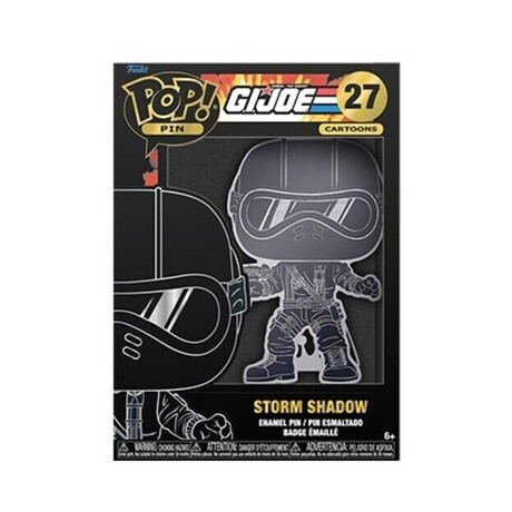 Funko Pop! Cartoons Pin: gi joe - Storm Shadow* #27 Large Enamel pin (Gijpp0006)