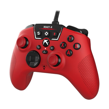 Turtle Beach: React-r - Wired Controller [For Xbox, pc] (Color: Red)