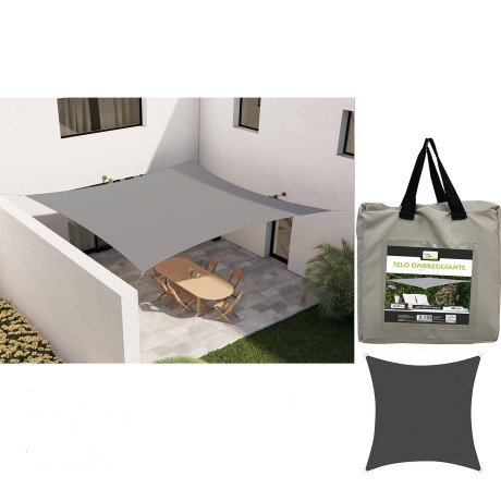 Τέντα Σκίασης ArteLibre Γκρι Πολυεστέρας 3x3m