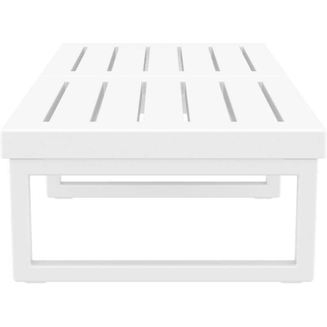 MYKONOS ΤΡΑΠΕΖΙ WHITE 130X65X33εκ. ΠΟΛ/ΝΙΟΥ
