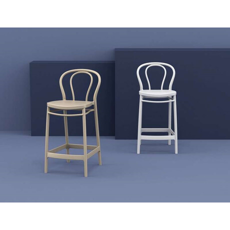 VICTOR 65εκ. ΣΚΑΜΠΟ(Σ4)WHITE ΠΟΛ/ΝΙΟΥ