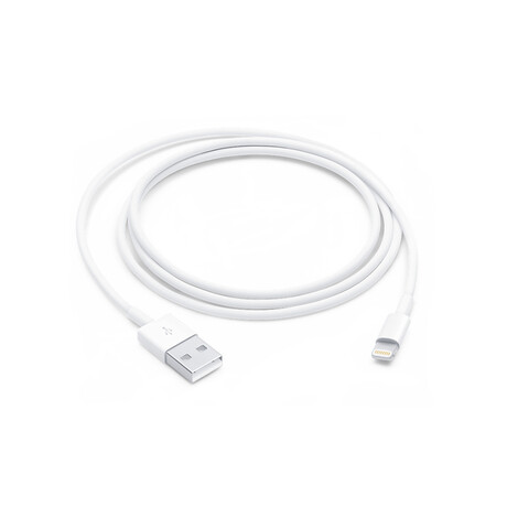 Apple usb-a to Lightning Cable White 1m (Muqw3zm/a) (Appmuqw3zm-a)
