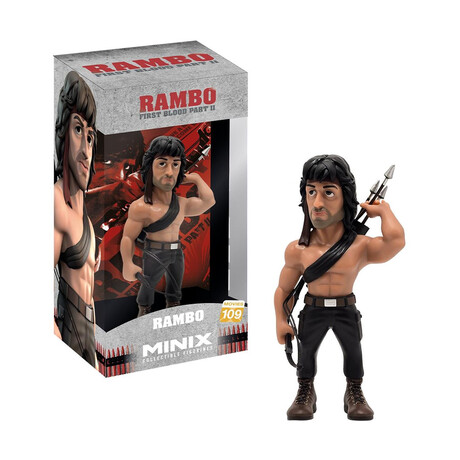 Minix Collectible Figurines: Movies - Rambo Rambo With bow Figure 12 cm (Mnxa1000)