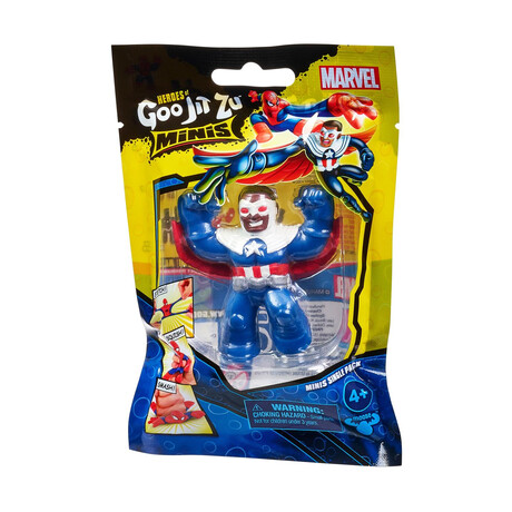 Giochi Preziosi Marvel: Heroes of goo jit zu Minis - Captain America-sam Wilson (Gjm00100)