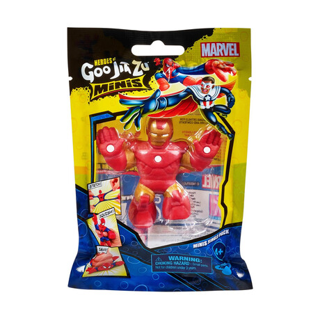 Giochi Preziosi Marvel: Heroes of goo jit zu Minis - Iron man (Gjm00100)