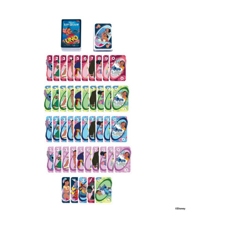 Mattel Uno: Lilo &Amp; Stitch (Jcc10)