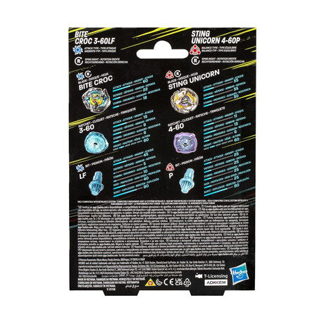 Hasbro bey Blade x:  Dual Pack -  Bite Croc Sting uni (G0199)